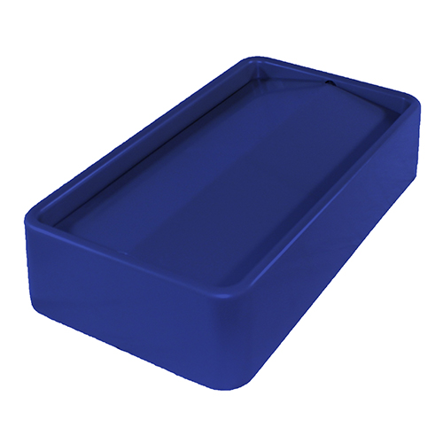Thin Bin 23 Gallon Swingtop Lid, 4/cs - Blue, Case Of 4 (7024-11)