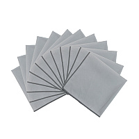 Smart Choice Suede Cleaning Cloth 16x16 Grey, Pack Of 12 (PNP915103GY)