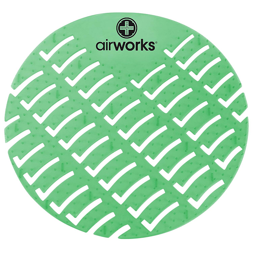 Airworks Deodorizing Urinal Screen Evergreen 10/box, Box Of 10 (AWUS005-BX)