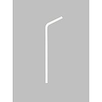 Safety Zone Flexible Wrapped Straw - 7 3/4", White 400/bx 25 Bx/cs, Case Of 10,000 (SF130IWW)