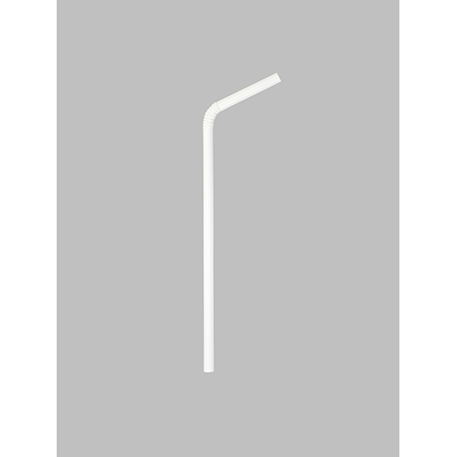 Safety Zone Flexible Wrapped Straw - 7 3/4", White 400/bx 25 Bx/cs, Case Of 10,000 (SF130IWW)