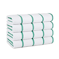 Las Rayas Beach Towel 30x60 Green - Case Of 24 (BT-HS3060-15GR-CS)