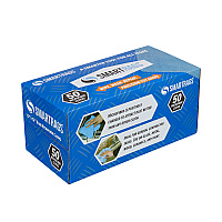Smart Rags Microfiber Cloths 12x12 Blue, Pack Of 50 (M950B-innerbx)