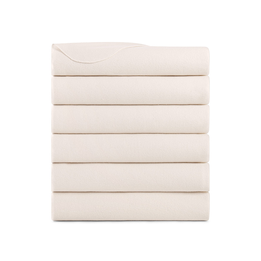 Cozy Soft Polar Fleece Throw 50x60 Ivory - Case Of 24 (FLC-PLR-5060-6PK-IV)