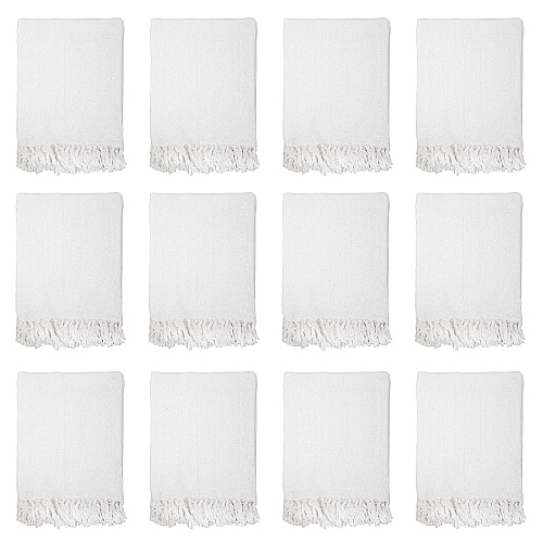 Common Ground Throw 50x70 White - Case Of 12 (THROW-50X70-WH-CS)