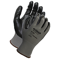 Proworks Nitrile Foam Coated Gloves 13g Gray Small - Bag Of 12 Pairs (GCN13GS)