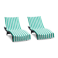 California Cabana Chaise Cover 30x85 Green - Pack Of 2 (CC-CABANA-GR)