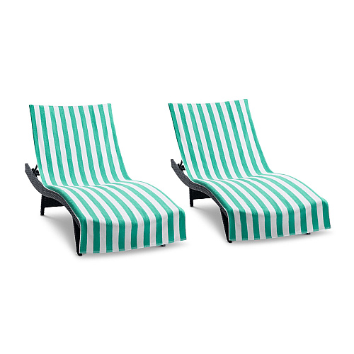 California Cabana Chaise Cover 30x85 Green - Pack Of 2 (CC-CABANA-GR)