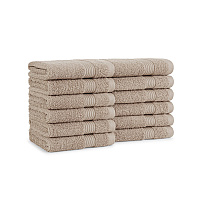 Host & Home Washcloth 13x13 Beige - Case Of 60 (WC-HH-1313-BG-CS)