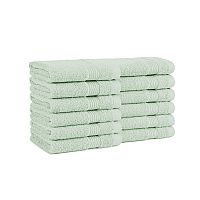 Host & Home Washcloth 13x13 Green - Pack Of 12 (HH-WC-1313-GR)