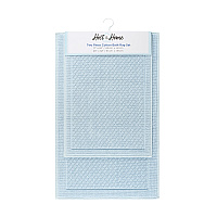 Host & Home Cotton Bath Mat Set 17x24/20x32 - Light Blue - 2pc Set (P-HH-BM-2PK-LB)
