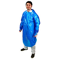 6 Mil Vinyl Alternative Gown W, Case Of 50 (MMVA-6G-B-XL)