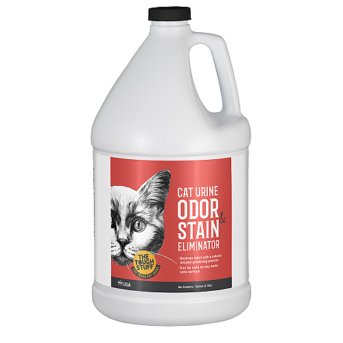 Tough Stuff Cat Urine Odor & Stain Eliminator, Original - 1 Gallon Bottle (P128CUR)