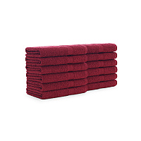 True Color Hand Towel 16x27 Burgundy - Case Of 120 (HAND-BURGUNDY)
