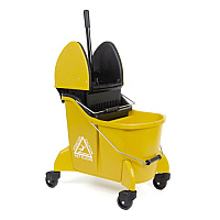 Toughworks Dual Chamber Bucket, Yellow, 35 Qt, 1 Each (92224083YL)