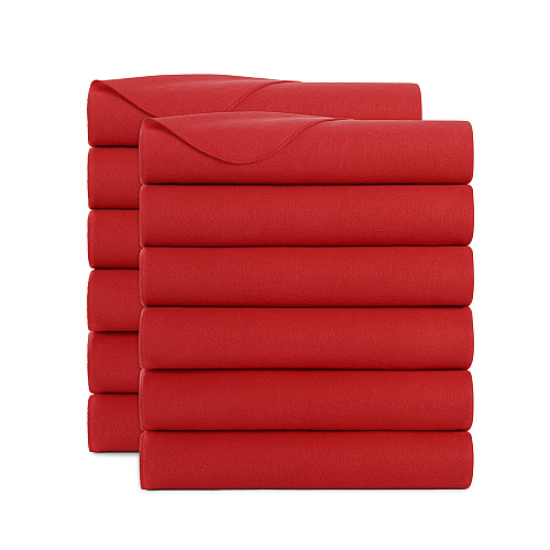 Cozy Soft Polar Fleece Throw 50x60 Red - Case Of 12 (FLC-PLR-5060-RD-CS)