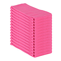Huck Cotton Cleaning Towels 16x26 Pink - Pack Of 12 (ABSBNT-PINK)