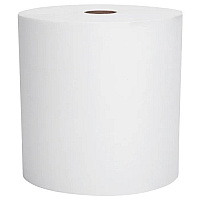 Scott Hard Roll Towels, White, 1 Ply, 8"x800, Roll - Case Of 12 Rolls (01040)