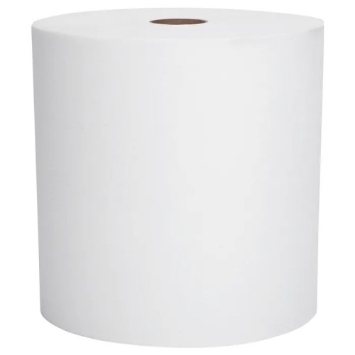 Scott Hard Roll Towels, White, 1 Ply, 8"x800, Roll - Case Of 12 Rolls (01040)