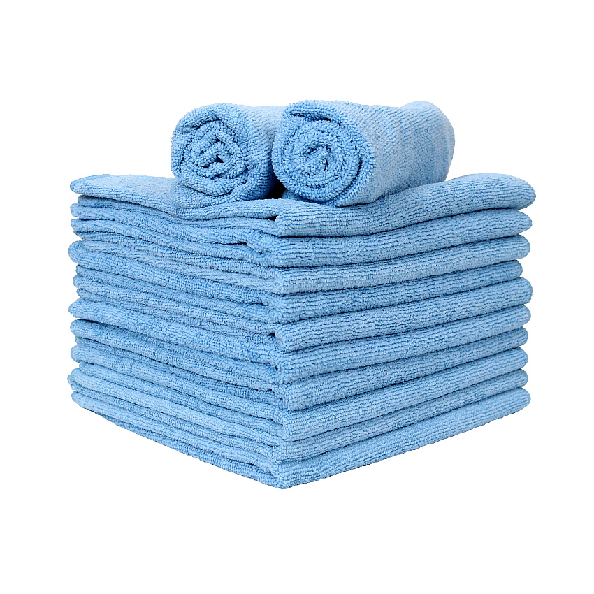 Microfiber Cloth 300 Gsm 16x27 Tri-fold Blue 12/bg, Pack Of 12 (MFC3001627BL)