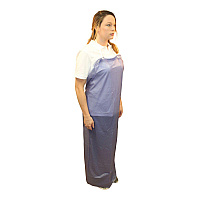 Hemmed Vinyl Apron 6 Mil 35x48 Blue, Case Of 72 (MHB-48)
