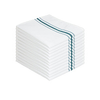 Mariposa Bistro Napkin 18x22 Hunter Green Stripe - Case Of 120 (BISTRO-HG-CS)
