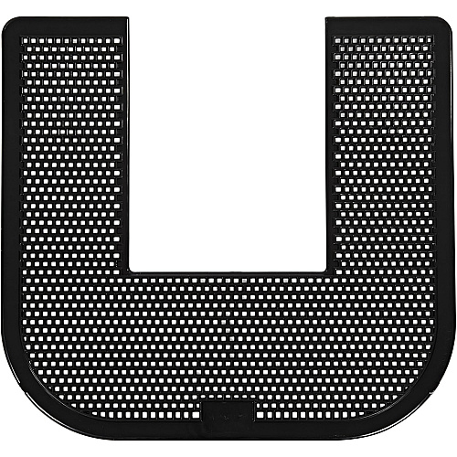 Impact Deodorizing Commode Mat, Commercial Restroom Floor Protector With Non-slip Backing And Odor Control, Disposable Black Mats, Fresh Blast Scent, 21x23 Inches, Case Of 6 (1550-5)
