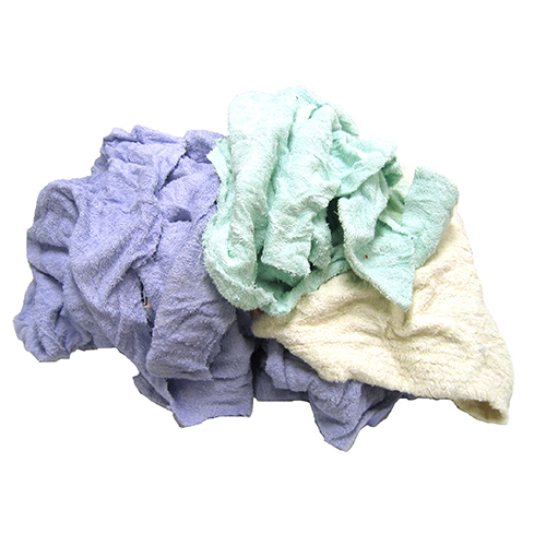 Reclaimed Terry Towel & Robe Rags - 25lbs (515-25)
