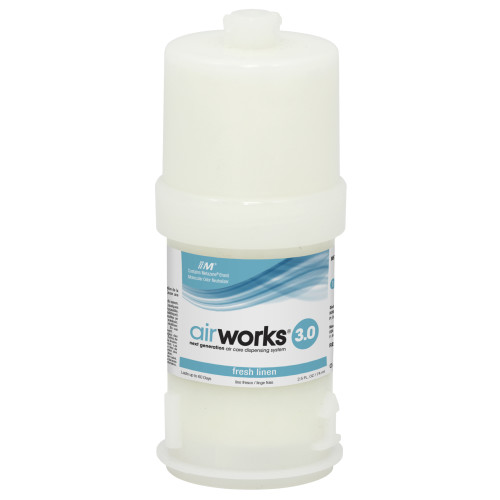 Airworks 3.0 Passive Air Freshener, Fresh Linen, 2.5 Fl. Oz./74 Ml, 6/bx, 8 Bxs/cs, Box Of 6 (AWPA018-BX)