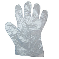 Safety Zone Polyethylene High Density Gloves - Clear, Lrg - Case Of 1000 (GDPE-LG-5)