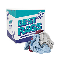 R-c45 T-shirt Reclaimed Rags Colored - 5lb Box (R-C45-5)