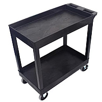 Plastic Two Shelf Utility Cart 32"x18" - 1 Each (7002IP)