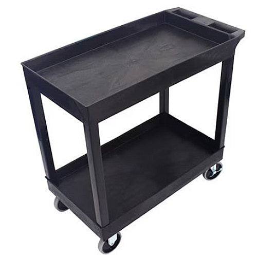 Plastic Two Shelf Utility Cart 32"x18" - 1 Each (7002IP)