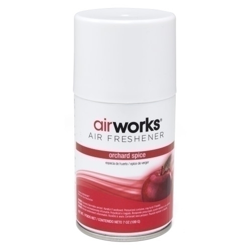 Airworks Metered Aerosol, Orchard Spice, 7 Oz, 12/cs, Pack Of 12 (07930)