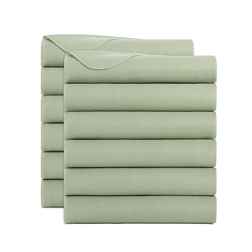 Cozy Soft Polar Fleece Throw 50x60 Green - Case Of 12 (FLC-PLR-5060-GR)