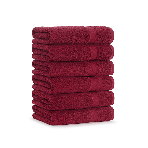 True Color Bath Towel 25x52 Burgundy - Case Of 24 (BATH-BURGUNDY)