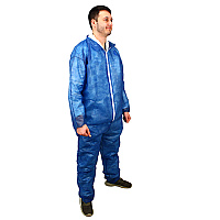 Polylite Coverall Bl Zipper - 2xl, Case Of 25 (M1100B-2X)