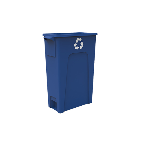 23 Gallon Blue Thin Bin, Case Of 4 (T0039-01R)