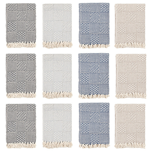 Common Ground Throw 50x70 Block Pattern - Case Of 12 (THROW-BLK-50X70-CS)
