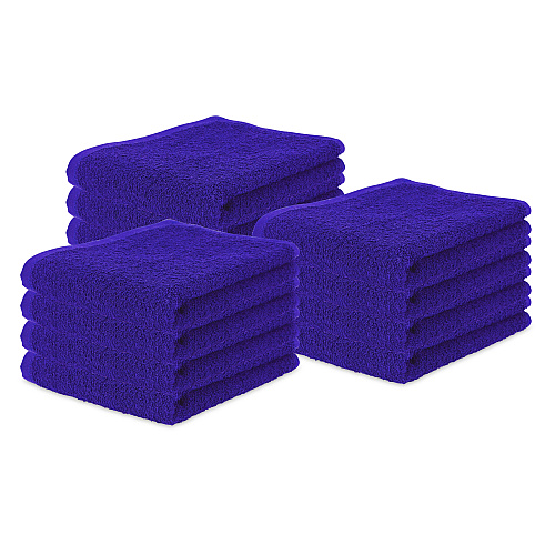 Terry Polishing Hand Towel 16x27 Navy - Pack Of 12 (N030-N1627-4)