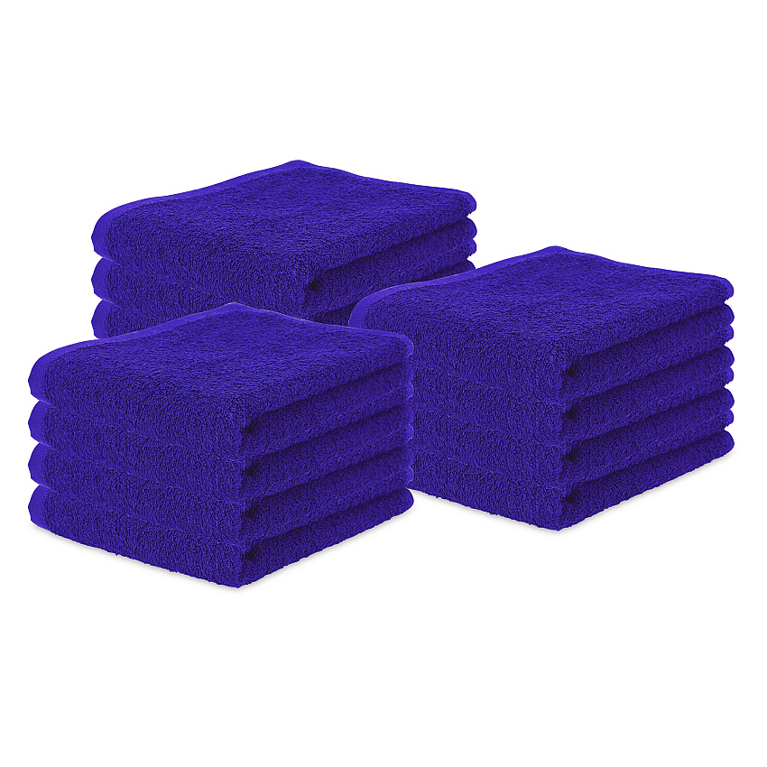 Terry Polishing Hand Towel 16x27 Navy - Pack Of 12 (N030-N1627-4)