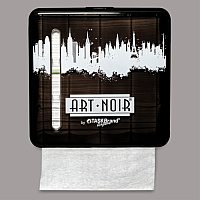 Taskbrand Art Noir Dry Wiper Interfold Wall Dispenser Smoke - 1 Each (D-TBDWIWS2)