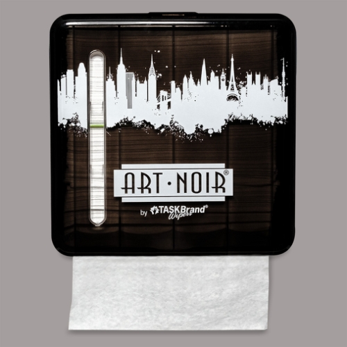 Taskbrand Art Noir Dry Wiper Interfold Wall Dispenser Smoke - 1 Each (D-TBDWIWS2)