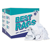 Wpk - Optimal White T-shirt Wipers - New - 10lb Box (N-WPK-10)