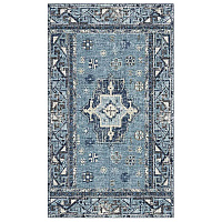 Digital Printed Gel Backed Rug Med 20x58 Blue, Case Of 8 (MED-2058-BL)