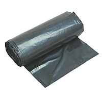 Linear Low Density Can Liner, 1 Mil, Black, 56 Gal, 42.5"x47" - Case Of 100 (2154301)