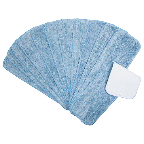 Microfiber Flat Wet Mop - 18", Blue - Pack Of 12 (M830018B)