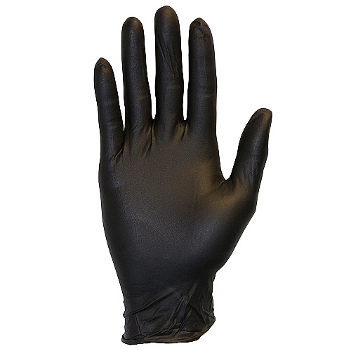 Safety Zone Nitrile Powder Free 6 Mil Exam Gloves Black Med, Case Of 1000 (GNPR-MD-1-K)