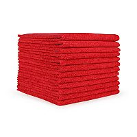 Smart Choice Microfiber Cloths 12x12 30gm Red, Case Of 240 (M915112R)