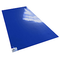 Blue 18x36 Tacky Mat - Case Of 120 Sheets (TT-1836-34B)